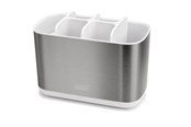 Akcesoria lazienkowe - Joseph Joseph 70531 toothbrush holder, stainless steel - 70531