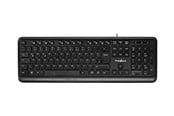 Klawiatura - Nedis - keyboard - QWERTZ - German - black - Klawiatury - Niemcy - Czarny - KBMU200BKDE
