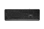 Klawiatura - Nedis - keyboard - AZERTY - French - black - Klawiatury - Francja - Czarny - KBMU200BKFR