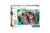 Puzzle - Clementoni Jigsaw Puzzle Super Color Lovely Kitty Twins 60 pcs. Podłoga - 26599