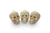 Dekoracje - Mikamax Skull Candle Set - 05133