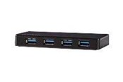 USB hub - Nedis UHUBU3420BK - hub - 4 ports USB hub - 4 - USB 3.2 - Czarny - UHUBU3420BK