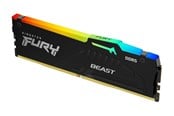 RAM - Kingston FURY Beast RGB DDR5-6000 - 16GB - CL36 - Single Channel (1 pcs) - AMD EXPO - Czarny z RGB - KF560C36BBE2A-16