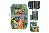 Przybory szkolne - Depesche Dino World Triple Pencil Case DANGER - 0411757
