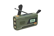 Radio DAB i budzik - Manta Portable Emergency Radio - FM - Mono - Zielony - RDI401G