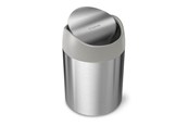 Sortowanie odpadów - Simplehuman 1,5L mini kosz, szczotkowany - CW2084