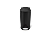 Sortowanie odpadów - Simplehuman simplehuman 10L kosz pedałowy typu motyl, czarny - CW2104
