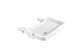 Akcesoria dla niemowlat - Hauck Alpha Tray high chair tray white - 661871