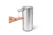 Dozowniki mydla - Simplehuman 266 ml ładowana pompka z czujnikiem, szczotkowana - ST1082