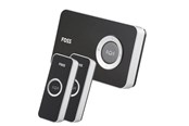 Urzadzenia elektryczne - Foss Europe TREND Doorbell DESIGN - Optional ringing sound Black - 102003-2