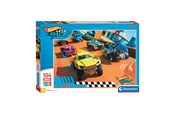 Puzzle - Clementoni Jigsaw Puzzle Super Color Maxi Hot Wheels 104pcs. Podłoga - 25762