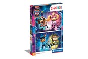 Puzzle - Clementoni Jigsaw Puzzle Super Color PAW Patrol 2x20 pcs. Podłoga - 24805