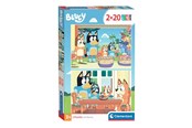 Puzzle - Clementoni Jigsaw Puzzle Super Color Bluey 2x20pcs. Podłoga - 24807