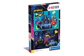 Puzzle - Clementoni Jigsaw Puzzle Super Color Batwheels 2x60pcs. Podłoga - 24812