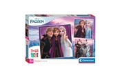 Puzzle - Clementoni Jigsaw Puzzle Super Color Square Disney Frozen 3x48pcs. Podłoga - 25306