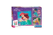 Puzzle - Clementoni Jigsaw Puzzle Super Color Square Disney Princess 3x48pcs. Podłoga - 25304