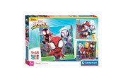 Puzzle - Clementoni Jigsaw Puzzle Super Color Square Marvel Spidey and His Friends 3x48pcs. Podłoga - 25294