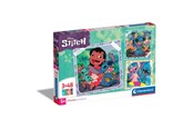 Puzzle - Clementoni Jigsaw Puzzle Super Color Square Disney Stitch 3x48pcs. Podłoga - 25321