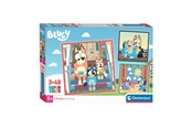 Puzzle - Clementoni Jigsaw Puzzle Super Color Square Bluey 3x48pcs. Podłoga - 25308