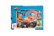 Puzzle - Clementoni Jigsaw Puzzle Super Color Hot Wheels 104pcs. Podłoga - 25776