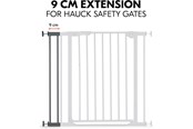 Akcesoria dla niemowląt - Hauck Safety Gate Extension 9 cm dark grey - 597972