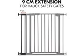 Akcesoria dla niemowląt - Hauck Safety Gate Extension 9 cm black - 59794