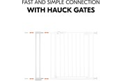 Akcesoria dla niemowląt - Hauck Safety Gate Extension 9 cm white - 59795