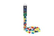 Klocki konstrukcyjne - Plus-Plus Glow mix Tube 100 pcs - 4282