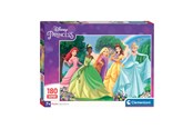 Puzzle - Clementoni Jigsaw Puzzle Super Color Disney Princess 180pcs. Podłoga - 29787