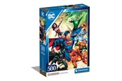 Puzzle - Clementoni Jigsaw Puzzle DC Comics Justice League 500pcs. Podłoga - 35531