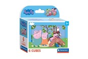 Puzzle - Clementoni Block Puzzle Peppa Pig 6 pcs. Blok - 40659