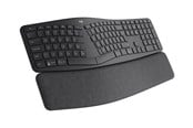 Klawiatura - Logitech ERGO K860 Split Keyboard for Business - keyboard - QWERTZ - Swiss - graphite - Klawiatury - Szwajcaria - Czarny - 920-010347