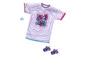 Lalki i akcesoria - Barbie Fashions Love Happy T-shirt - HRH38