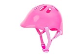 Lalki i akcesoria - Bayer Design Baby Doll Bicycle Helmet - Pink - 79603AA