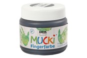 Kreatywne gry - Creativ Company Mucki Finger Paint - Black 150ml - 34763
