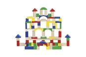 Klocki konstrukcyjne - Goki Wooden Building Blocks 100 pcs - 58669