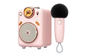 Glosniki przenosne i na imprezy - Divoom Fairy-OK Retro Mini Karaoke Speaker - Pink - 6958444603766