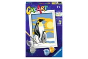 Kreatywne gry - Ravensburger CreArt Painting by Numbers - Penguin Family - 202096