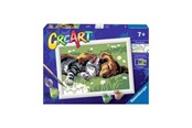 Kreatywne gry - Ravensburger CreArt Painting by Numbers - Sleeping Cats and Dogs - 289301