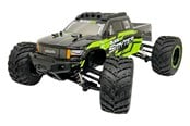 Zdalnie sterowane zabawki - BLACKZON Smyter MT 1/12 4WD Electric Monster Truck - Green - 540110