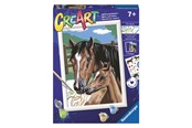 Kreatywne gry - Ravensburger CreArt Painting by Numbers - Playing around with Foals - 235735