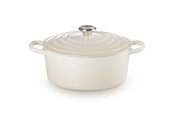 Garnki - Le Creuset Cocotte Round Evo 26cm - Meringue - 21177267164430