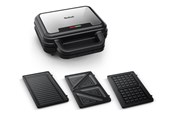 Urządzenia kuchenne - inne - Tefal Ultra Compact SW383D10 - sandwich maker / waffle maker / panini - stainless steel - SW383D10