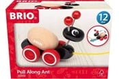 Zabawki dla niemowlat - Brio Pull Along Ant - 30348
