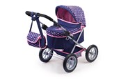 Lalka, mis i akcesoria - Bayer Design Doll's Pram Trendy - Navy (13052AA) - 13052AA