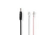 Kabel zasilający (wewnętrzny) - Nedis Power Cable | F1 | DC Female | Straight | Straight | Copper | 2.00 m - WCPC2012BK