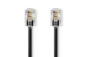 Kabel telefoniczny - Nedis TCGB90100BK20 telephone cable - TCGB90100BK20