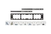 Uchwyty ścienne, uchwyty AV i meble AV - Nedis TVWM1051BK mounting kit - fixed - for TV - black - Max 35 kg - recommended for 70" - TVWM1051BK