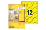 Papier, papier fotograficzny i etykiety - Avery L7670Y - round labels - 300 label(s) - 63.5 mm round - L7670Y-25