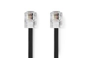 Kabel telefoniczny - Nedis TCGL90200BK20 telephone cable - TCGL90200BK20